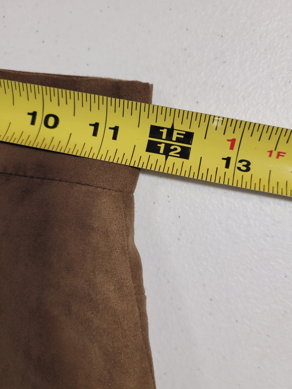 Millau Brown Suede-Look Lace-Up Mini Skirt - Picture 4 of 5
